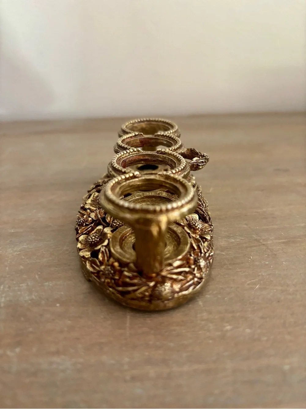 Vintage Matson Ormolu Brass Lipstick Holder 4.25 inches